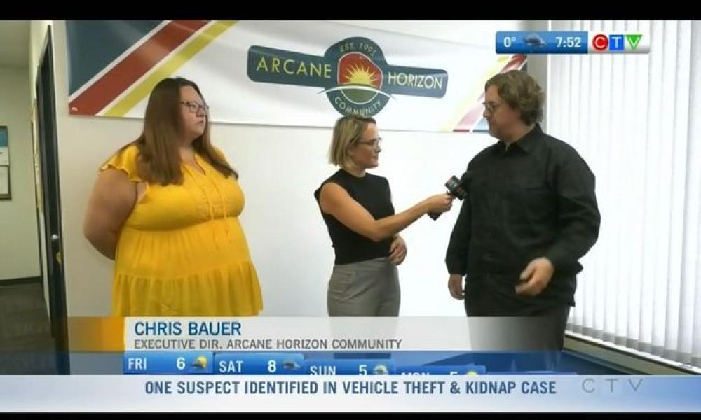 Arcane Horizon's Ashley Jolicoeur and Chris Bauer talk to CTV News
