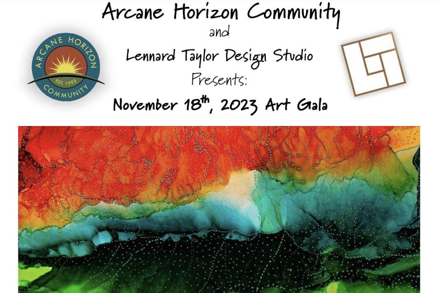 Poster of Arcane Horizon's Art Show 2023